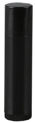 BesYouSel 50Pcs 5ml/5g Empty Plastic Lipstick Tubes, Lip Balm Containers Rotating Type Plastic Refill Lip Balm Tube with Cap,Black