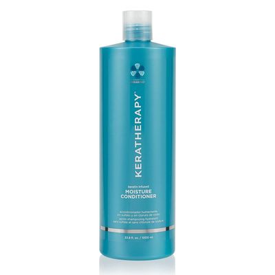 Keratherapy Keratin Infused Moisture Conditioner, 33.8 fl. oz., 1000 ml - Hydrating &amp; Moisturizing Conditioner for Dry Hair with Collagen, Jojoba Oil, &amp; Kerabond Technology