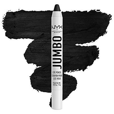NYX PROFESSIONAL MAKEUP Jumbo Eye Pencil, Blendable Eyeshadow Stick &amp; Eyeliner Pencil - Black Bean (Black)