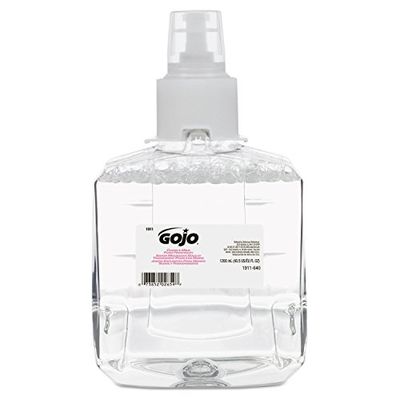 GOJO Clear &amp; Mild Foam Handwash, EcoLogo Certified, 1200 mL Foam Hand Soap Refill LTX-12 Touch-Free Dispenser (Pack of 2) - 1911-02