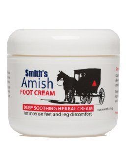 SMITH'S AMISH Foot Cream Deep Soothing, Calming to Feet and Legs 3 Pack