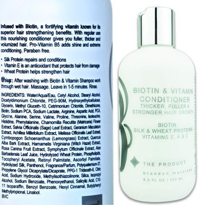 Biotin Vitamin Hair Growth Conditioner-(High Potency) Biotin Conditioner For Fastest Hair Growth, Anti Hair Loss Conditioner, Vitamins E, A, And C, B. THE PRODUCT