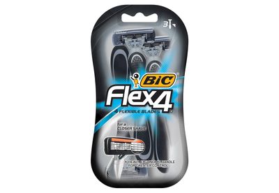 Bic Bic Flex 4 Disposable Shavers, 3 each (Pack of 2)