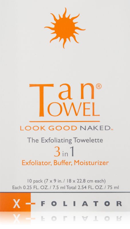 Tan Towel X Foliator, 10 Count