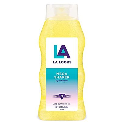 L.A. Looks Mega Shaper Hair Gel - Hold 9 Level - 20 Oz (567g)