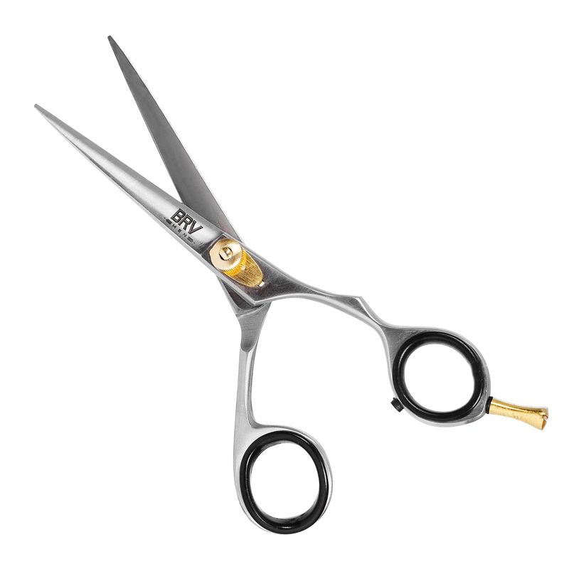 Razor Sharp Hair Scissors - 6.5" - Hand Sharpened &amp; Hand Polished - 100% Stainless Steel - RIGHT HANDED (Silver)