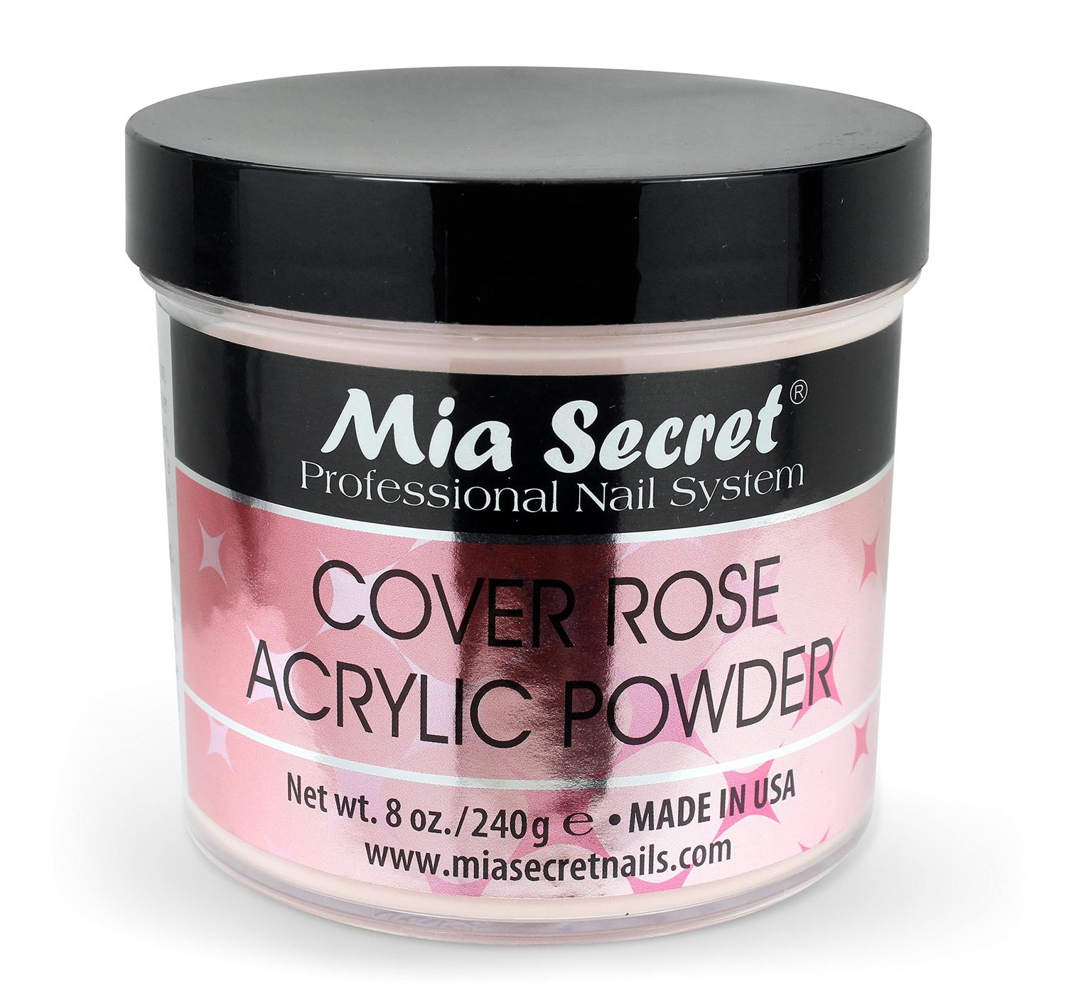 Mia Secret Professional Nail System Cover Rose Acrylic Powder 8oz