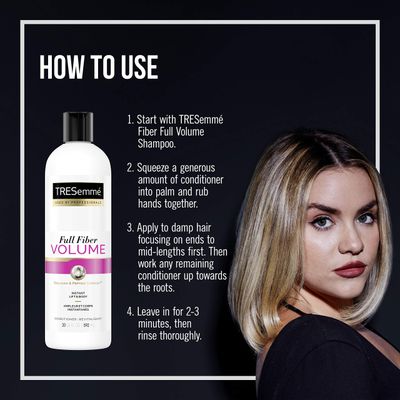 TRESemm Pro Advanced Conditioner For Instant Volume And Body Fiber Full Volume Long-Lasting Buildable Volume For Hair 20 oz