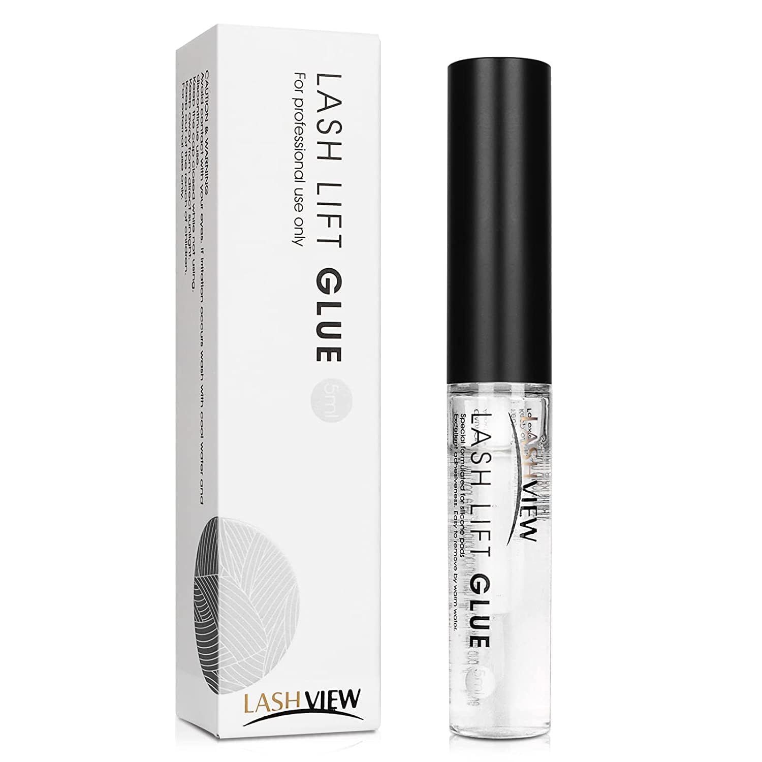 LASHVIEW Lash Lift Glue, Eyelash Perm Glue,Lash Lift Adhesive,Eyelash Lift Glue,Lash Perm Glue,No Irritation and Odorless,5ML.