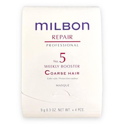 Milbon Repair No. 5 Weekly Booster - For Coarse Hair 4 x 0.3 Fl. Oz.