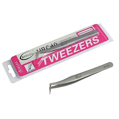 Szeles VETUS 6A-SA Volume Eyelash Extensions Tweezers 3D 6D Professional Curved Point Tweezers Stainless Steel Precision Tweezers SA Series