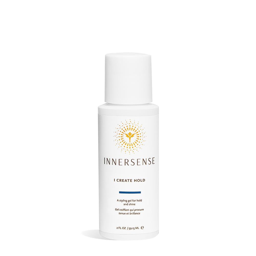 INNERSENSE Organic Beauty - Natural I Create Hold Styling Gel | Non-Toxic, Cruelty-Free, Clean Haircare (Travel Size, 2 fl oz | 59 ml)