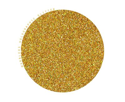 MARBLERS Holographic Glitter [Holo 24K Gold] 3oz (85g) | Fine | Non-Toxic, Vegan, Cruelty-Free | Face, Body, Eyeshadow, Hair, Festival, Party Makeup | Nail Art, Polish | Resin, Tumbler, Slime, Craft