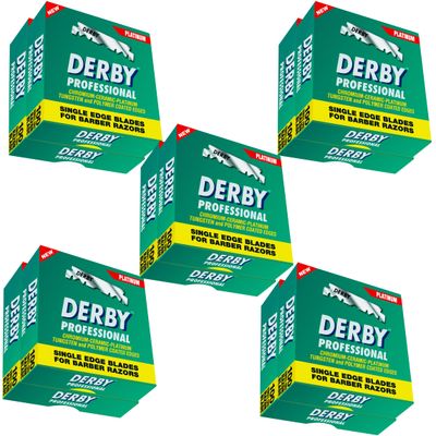 1000 &quot;Derby Professional&quot; Single Edge Razor Blades for straight razor