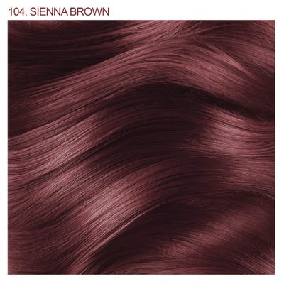 Adore Semi Permanent Hair Color - Vegan and Cruelty-Free Brown Hair Dye - 4 Fl Oz - 104 Sienna Brown (Pack of 1)
