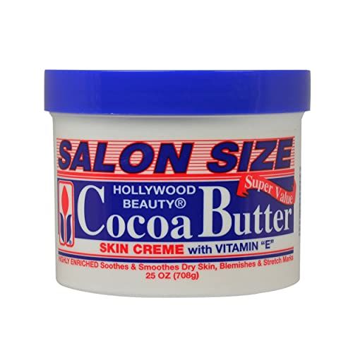 Hollywood Beauty Cocoa Butter Skin Cream - 25 oz. - With Vitamin E - Enrich, Soothe, &amp; Smooth Dry Skin