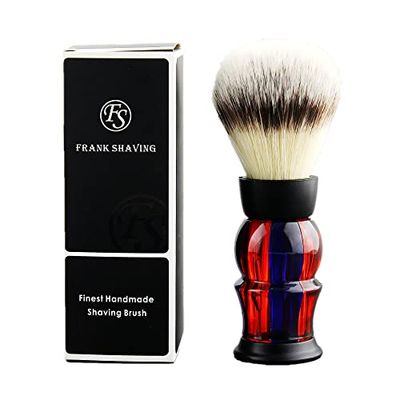 Frank FS shaving Mens Synthetic Hair Shaving Brush for Men&#39;s Personal and Professional Shaving Gift to Father Husband