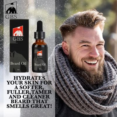 G.B.S Beard Grooming Kit - Travel Beard Brush, Tortoise Mustache and Beard Combs, Beard Oil and Beard Balm Beard Styling Set for Men