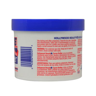 Hollywood Beauty Cocoa Butter Skin Cream - 25 oz. - With Vitamin E - Enrich, Soothe, &amp; Smooth Dry Skin