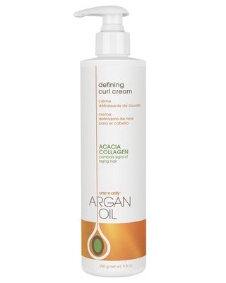 One &#39;n Only Defining Curl Cream with Argan Oil, Leave-in Conditioning Cream, Defines and Leaves Strong Curly Hair, Enhances Shine and Hydrates Without Sticky Residue, 9.8 Ounces