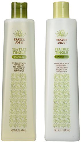 Trader Joe&#39;s Tea Tree Tingle Shampoo &amp; Conditioner, 16 oz.