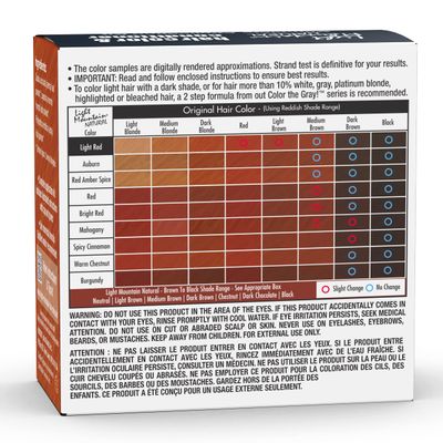 Light Mountain Henna Hair Color &amp; Conditioner - Light Red Hair Dye for Men/Women, Organic Henna Leaf Powder and Botanicals, Chemical-Free, Semi-Permanent Hair Color, 4 Oz (Pack of 3)