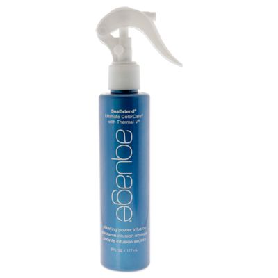AQUAGE SeaExtend Silkening Power Infusion, Powerful 60 Second, Rinse Out Treatment That Repairs &amp; Silkens Color Treated Hair, Replenishes Porous Strands, 6 Fl Oz