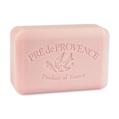 Pre de Provence Artisanal Soap Bar, Enriched with Organic Shea Butter, Natural French Skincare, Quad Milled for Rich Smooth Lather, Peony, 8.8 Ounce