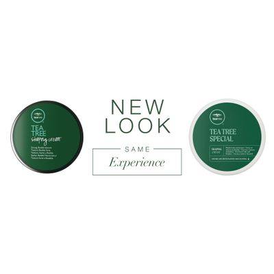 Tea Tree Shaping Cream, Hair Styling Cream, Long-Lasting Hold, Matte Finish, For All Hair Types, 3 oz