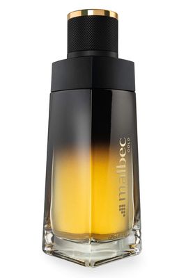 Malbec Exquisite Gold Eau de Toilette By O Boticrio, Cologne For Men Long Lasting Men&#39;s Fragrance, French Oak Barrel-Aged Red Wine &amp; Amber Scent, 3.4 Ounce