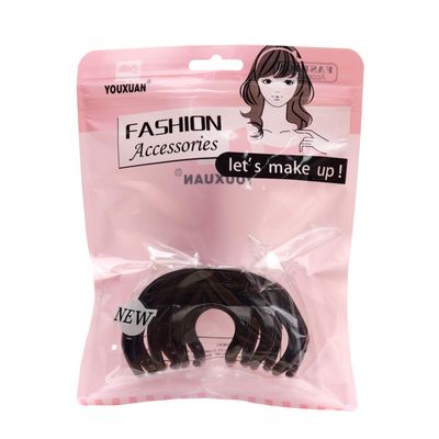 Youxuan Hair Claw for Women, 4 Inch Pretty Hair Clip, Hair Grip for Thick Hair, Black