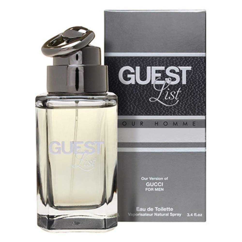 GUEST LIST MEN 3.4oz EDT-SP (IMPRESSION PERFUME