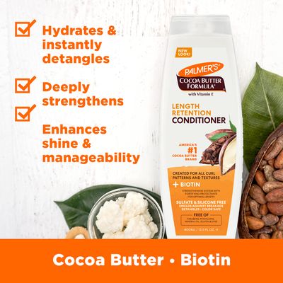 Palmer's Cocoa Butter &amp; Biotin Length Retention Conditioner, 13.5 Ounce