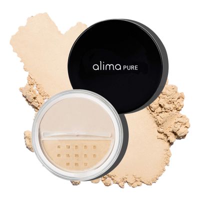 Alima Pure Matte Foundation Loose Mineral Powder Foundation Makeup, Loose Powder Makeup Oil Free Talc Free Powder, Natural Makeup Mineral Foundation Full Coverage Natural Foundation Powder .15 oz/4.5g