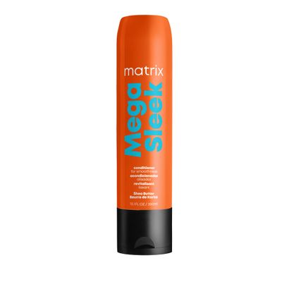 Matrix Mega Sleek Conditioner | Smoothing, Anti-Frizz, Detangling | For Dry, Damaged &amp; Frizzy Hair | Salon Professional Conditioner | With Shea Butter | 10.1 Fl. Oz. | Vegan