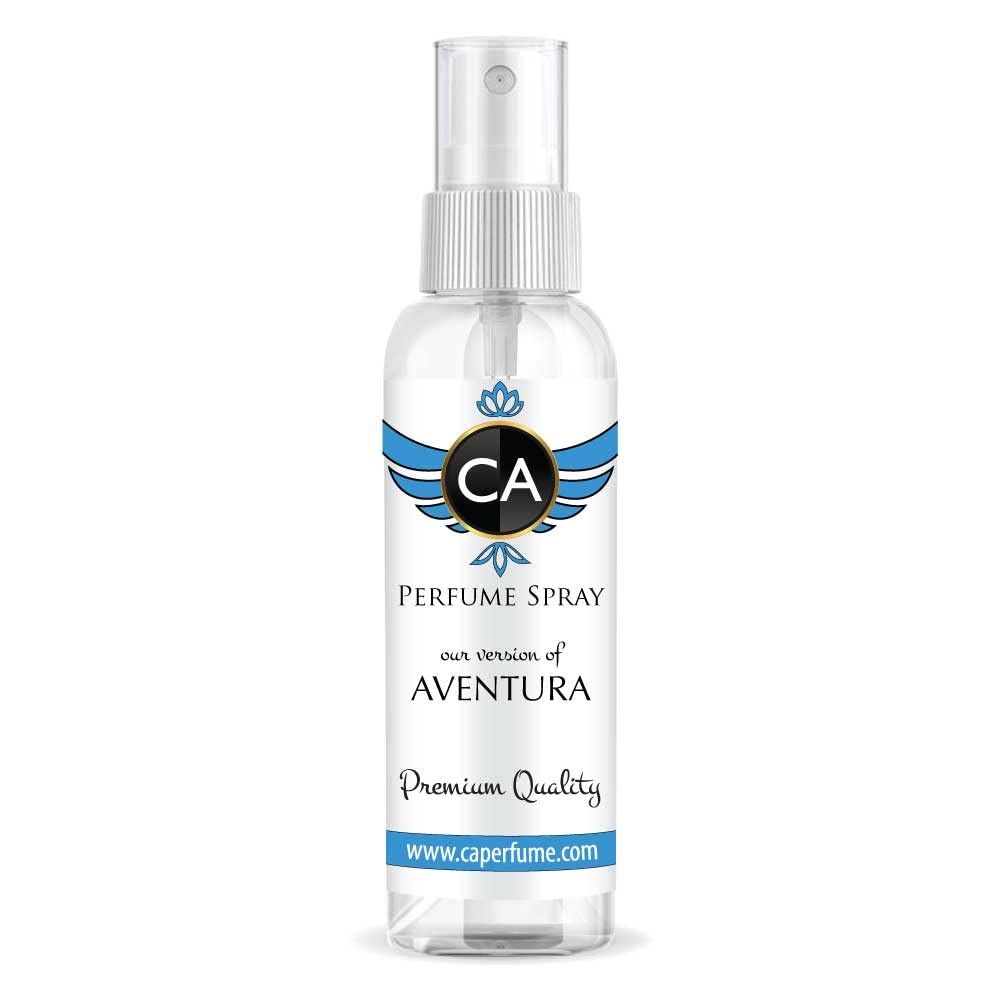 CA Perfume Impression of Aventura For Men Replica Version Fragrance Dupes Concentrated Long Lasting Eau de Parfum Spray Refillable Atomizer Bottle 2Fl Oz/60ml-X2