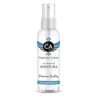 CA Perfume Impression of Aventura For Men Replica Version Fragrance Dupes Concentrated Long Lasting Eau de Parfum Spray Refillable Atomizer Bottle 2Fl Oz/60ml-X2
