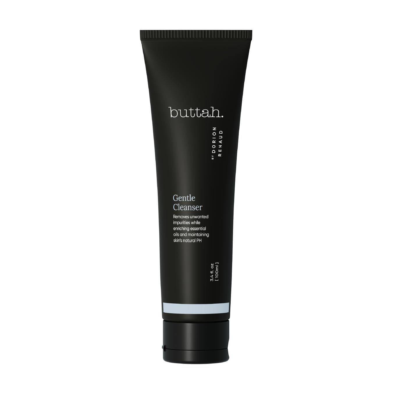 Buttah Skin by Dorion Renaud Facial Cleanser 3.4oz - Clarifying Face Wash - Oil &amp; Dirt Extracting Wash - Daily Cleansing - Naturally Based - Face Wash for Melanin Rich Skin - Black