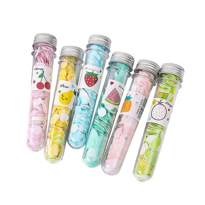 UUYYEO 6 Boxes Portable Disposable Paper Soap Confetti Soap Sheets Soap Flakes for Washing Hand
