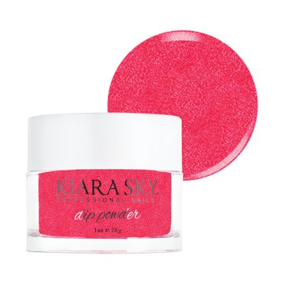 Kiara Sky Long Lasting Nail Dip Powder Pink Tones 1 oz, Pink Up The Pace Shimmer