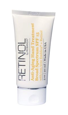 Robanda Retinol Anti-Aging Hand Treatment ? Broad Spectrum SPF 15 + Retinol Cream to Repair Dry Skin