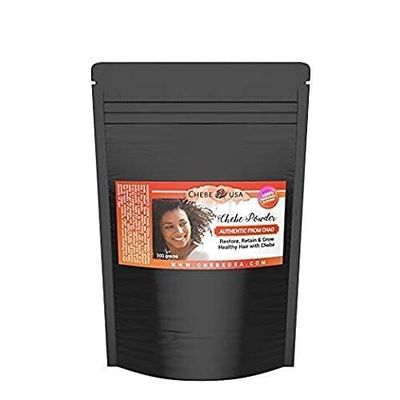 Uhuru Naturals Chebe Powder 50g - Dye-Free African Hair Mask with Lavender for Enhanced Growth, Strength &amp; Moisture for Long Hair - Men &amp; Women