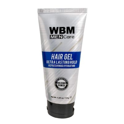 WBM Care Men Styling Hair Gel | Refreshing &amp; Hydrating | for All Hair Types, 5.29 oz