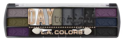 L.A. COLORS Day to Night 12 Color Eyeshadow, Nightfall CES426