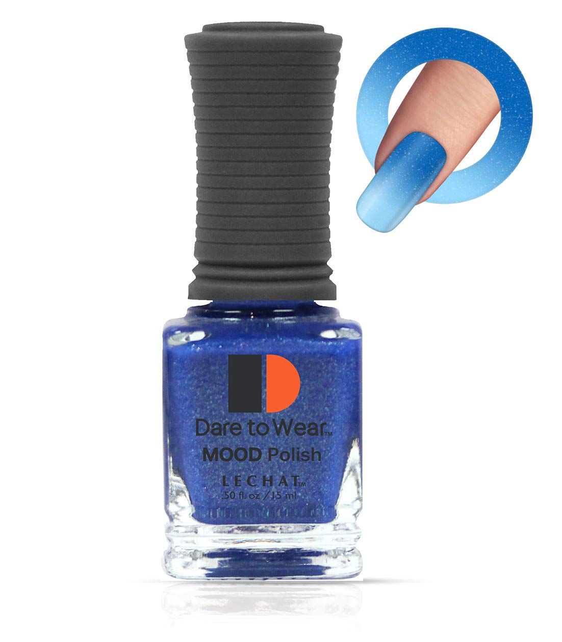 LeChat Dare To Wear Mood Polish, Sparkling Mist, 0.5 Fl Oz