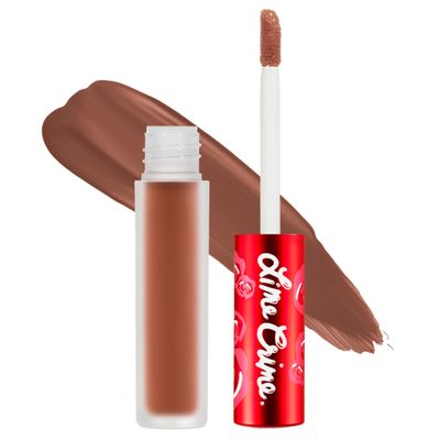 Lime Crime Velvetines Liquid Matte Lipstick, Shroom (90s Brown) - Bold, Long Lasting Shades &amp; Lip Lining - Stellar Color &amp; High Comfort for All-Day Wear - Talc-Free &amp; Paraben-Free