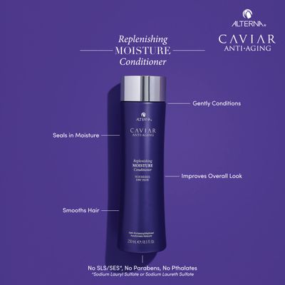 Alterna Caviar Anti-Aging Replenishing Moisture Conditioner Mini, 1.35 Ounce Travel Size