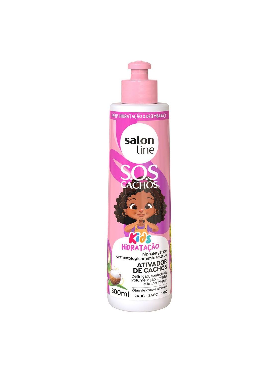 Salon Line - SOS Curls Kids Collection - Curl Activator (Moisturization) 10.14 Fl Oz