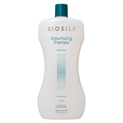 BioSilk Volumizing Therapy Shampoo, Gently Cleanses, Moisturizes &amp; Builds Hair Body &amp; Shine, Sulfate, Paraben &amp; Cruelty-Free, 34 Oz