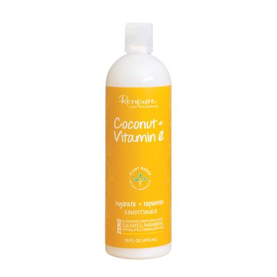 Renpure Plant-Based Beauty Coconut &amp; Vitamin E Hydrate + Replenish Conditioner, 16 Fluid Ounce